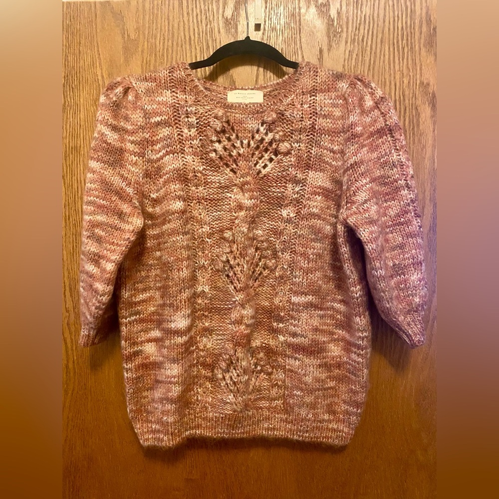 Sézane Giulia Pullover Knit Mohair Blend Brown Sweater - Picture 5 of 7